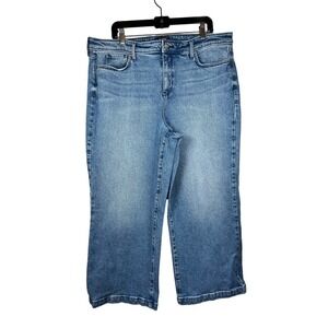 NYDJ LIFTXTUCK Technology, High Rise Wide Leg Crop, Size 18